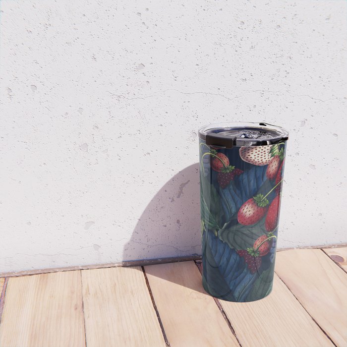 Strawberry Fields Forever III - Night Travel Mug Gallery Image 4