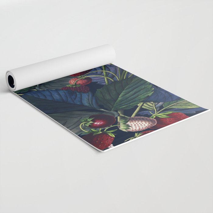 Strawberry Fields Forever III - Night Yoga Mat Gallery Image 2