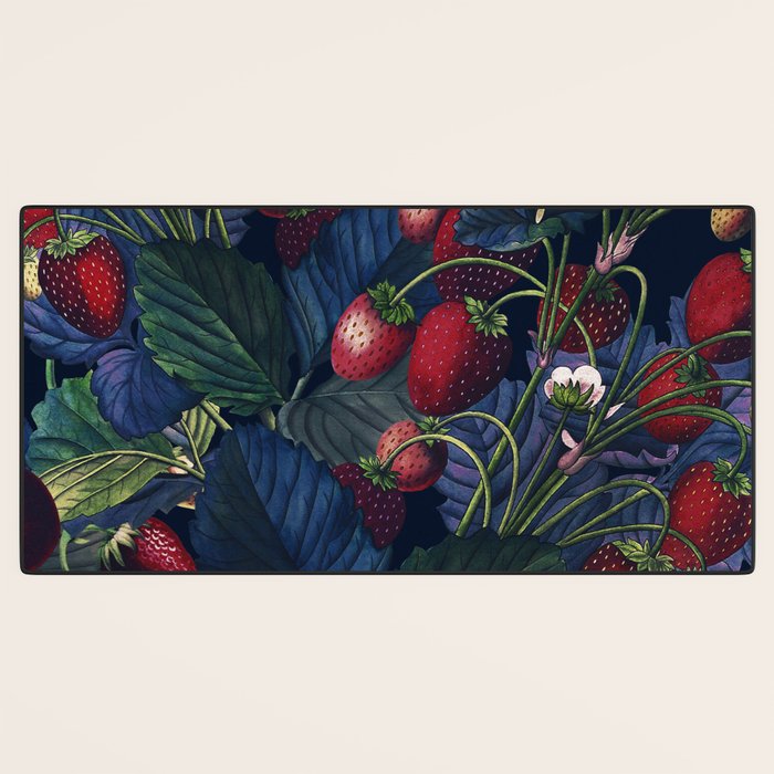 Strawberry Fields Forever III - Night Desk Mat Gallery Image 3