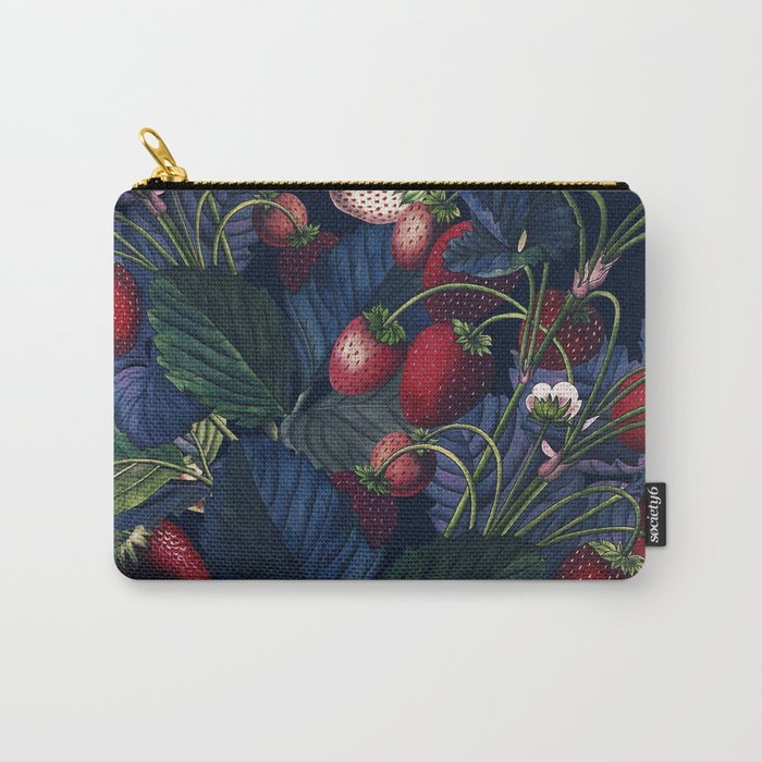 Strawberry Fields Forever III - Night Carry All Pouch Gallery Image 1