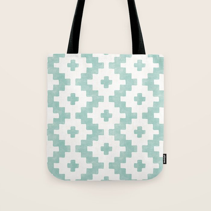 Taos - Turquoise  Tote Bag Gallery Image 1