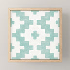 Taos - Turquoise  Mini Art Print Gallery Image 1