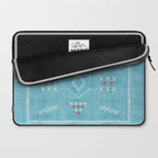 Casablanca Aqua Kilim Laptop Sleeve Gallery Image 2