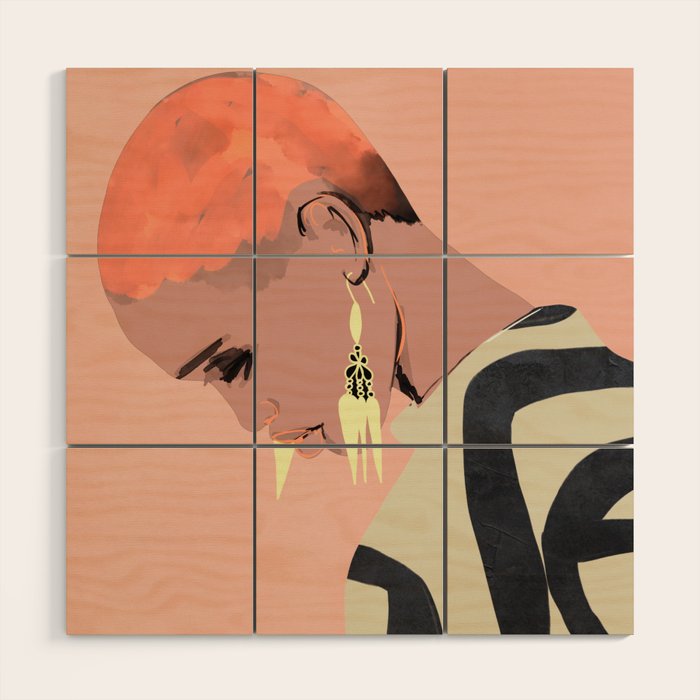 Girl Portrait 29 Wood Wall Art Gallery Image 1