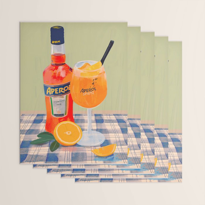 Aperol Spritz Wrapping Paper Gallery Image 3