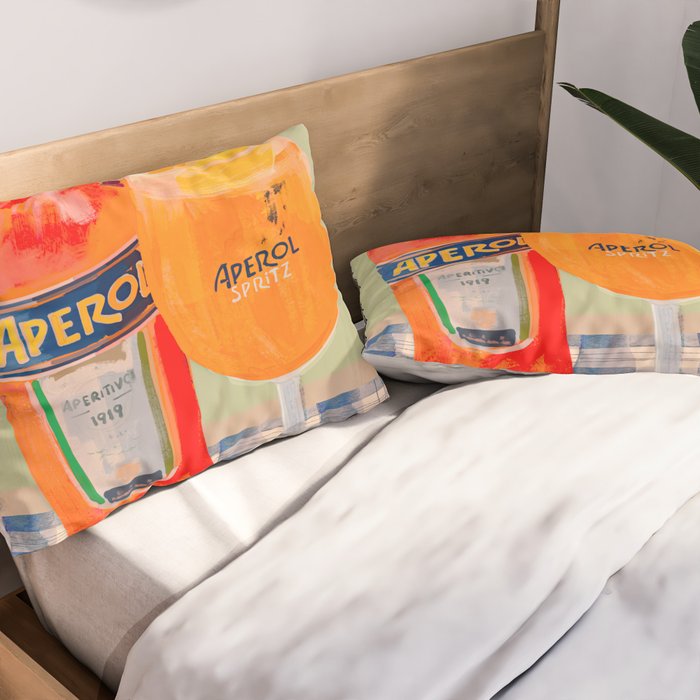 Aperol Spritz Pillow Sham Gallery Image 2