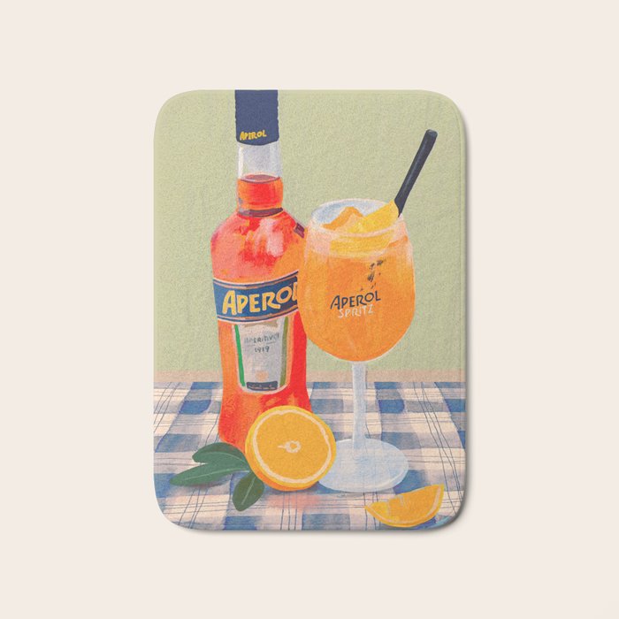 Aperol Spritz Bath Mat Gallery Image 1