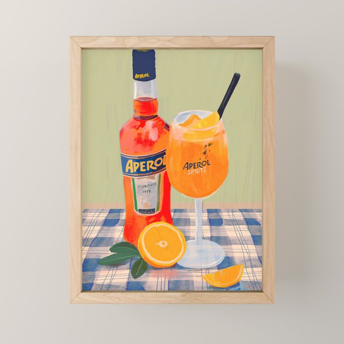 Aperol Spritz Mini Art Print Gallery Image 1