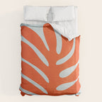 Fire Red: Wild Leaf | Matisse Foliage Paper Cutouts 01 Duvet Cover Gallery Image 6