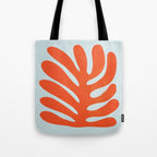 Fire Red: Wild Leaf | Matisse Foliage Paper Cutouts 01 Tote Bag Gallery Image 1