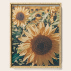 Happy Sunflower Field Serving Tray Gallery Image 1