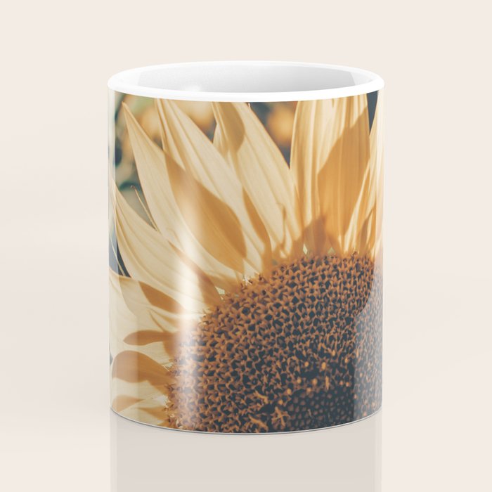 Happy Sunflower Field Coffee Mug Gallery Image 4
