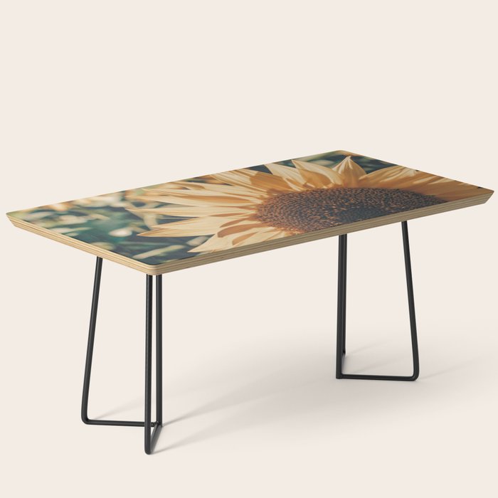 Happy Sunflower Field Coffee Table Gallery Image 1