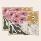 70's Retro garden   Placemat Gallery Image 1