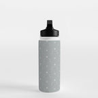 Cafe Floral - Dusty Blue Water Bottle Gallery Image 3