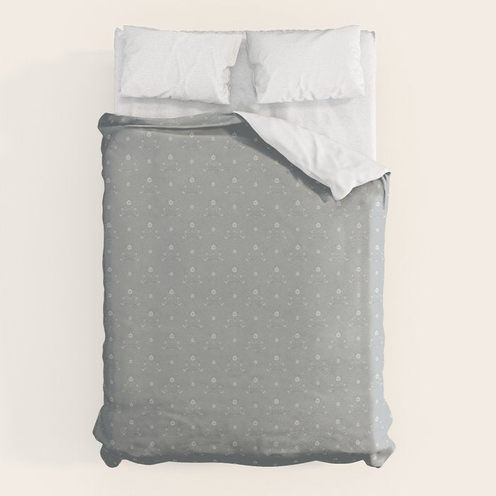 Cafe Floral - Dusty Blue Duvet Cover Gallery Image 6