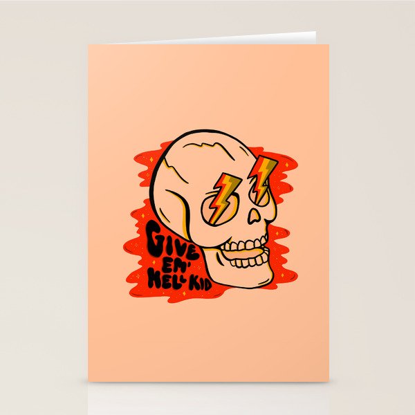 Give 'Em Hell Stationery Card Gallery Image 1