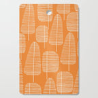 Mid Century Modern Forest Navel Orange Cutting Board Gallery Image 1