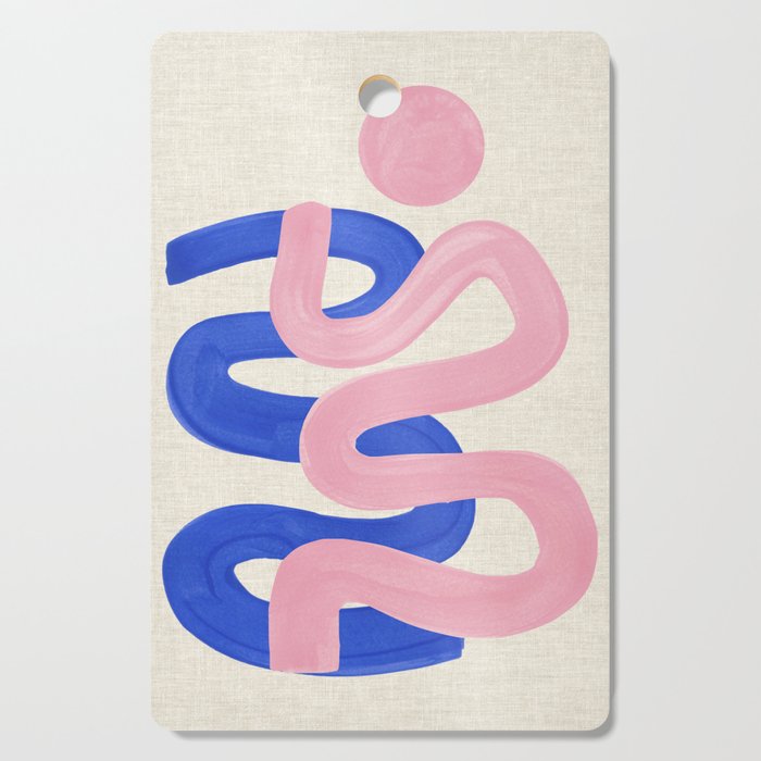 Pink Wiggle Embrace Cutting Board Gallery Image 1
