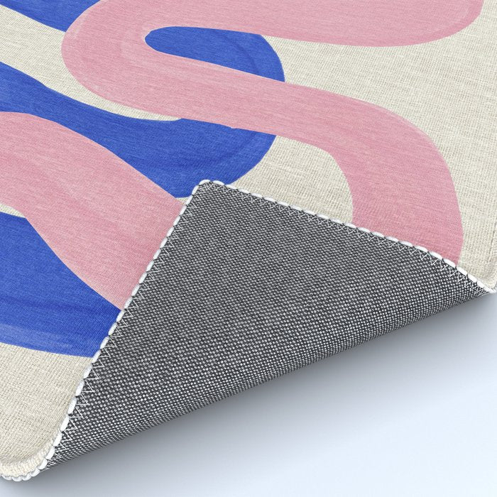 Pink Wiggle Embrace Rug Gallery Image 4