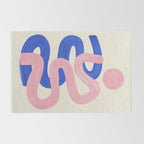 Pink Wiggle Embrace Rug Gallery Image 2