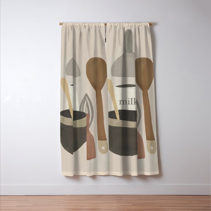 Kitchen Still Life II  Window Curtain Gallery Image 3