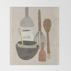 Kitchen Still Life II  Throw Blanket Gallery Image 2