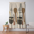 Kitchen Still Life II  Window Curtain Gallery Image 5