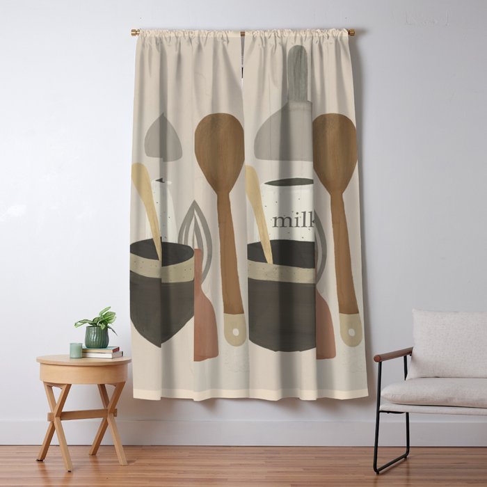 Kitchen Still Life II  Window Curtain Gallery Image 5