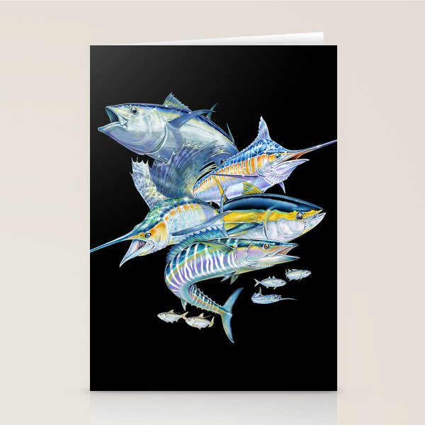 Saltwater Fish Stationery Card Gallery Image 1