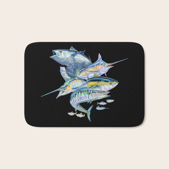 Saltwater Fish Bath Mat Gallery Image 1