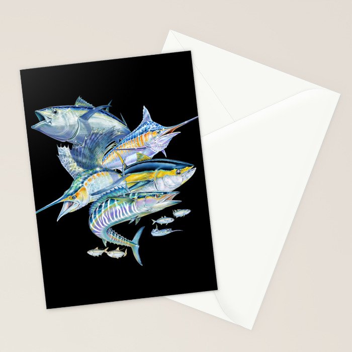 Saltwater Fish Stationery Card Gallery Image 2