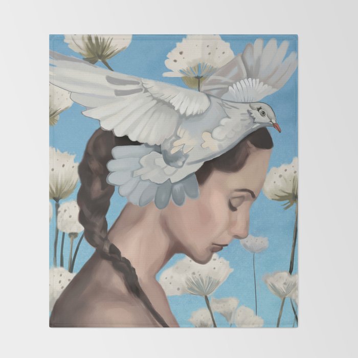 Make a wish Throw Blanket Gallery Image 2