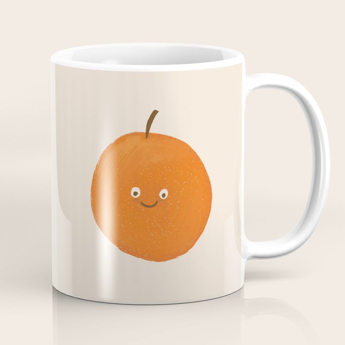 Kawaii Orange Coffee Mug Gallery Image 1