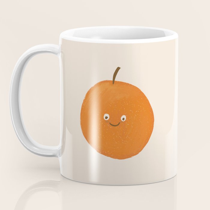 Kawaii Orange Coffee Mug Gallery Image 3