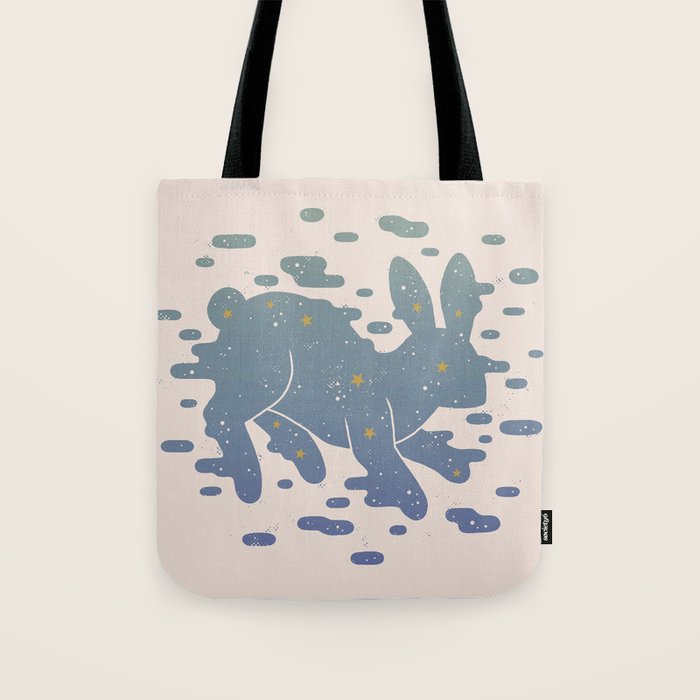 Lepus Constellation: Pastel Tote Bag Gallery Image 1