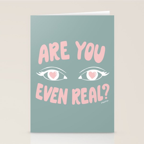 R U EVEN REAL Stationery Card Gallery Image 1