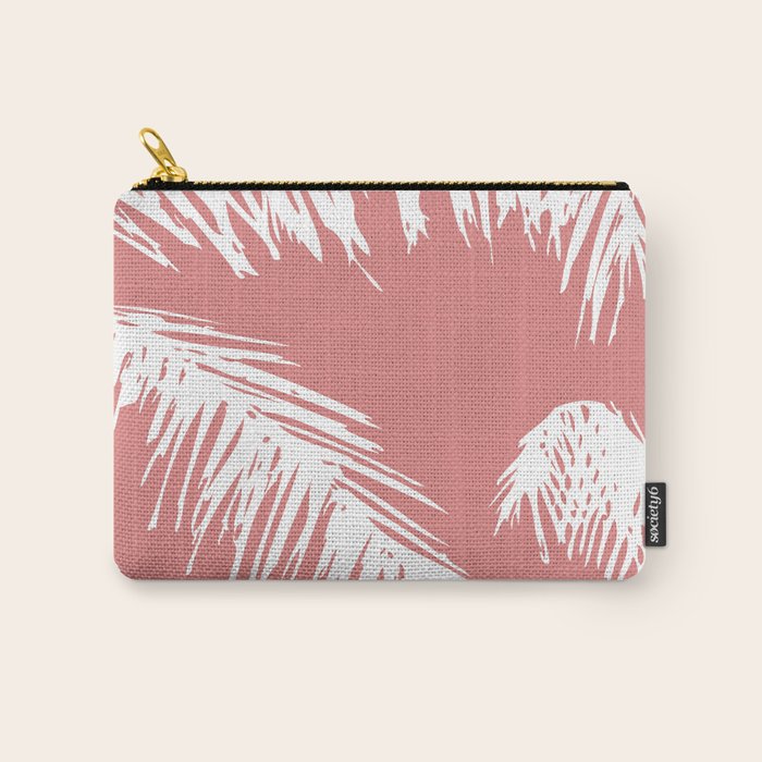 Pink Palm Tree Carry All Pouch Gallery Image 1
