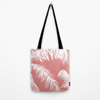 Pink Palm Tree Tote Bag Gallery Image 2