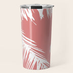 Pink Palm Tree Travel Mug Gallery Image 1