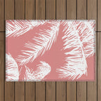 Pink Palm Tree Outdoor Rug Gallery Image 1