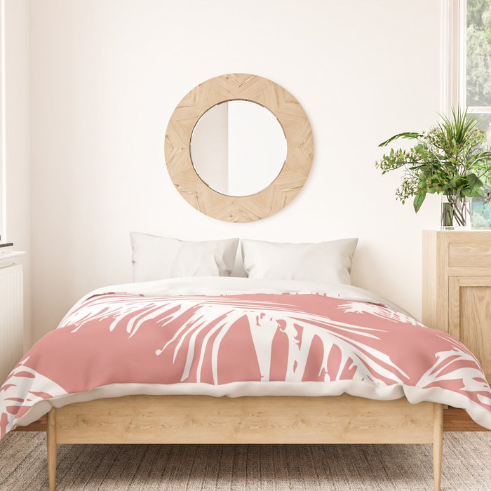 Pink Palm Tree Duvet Cover Gallery Image 3