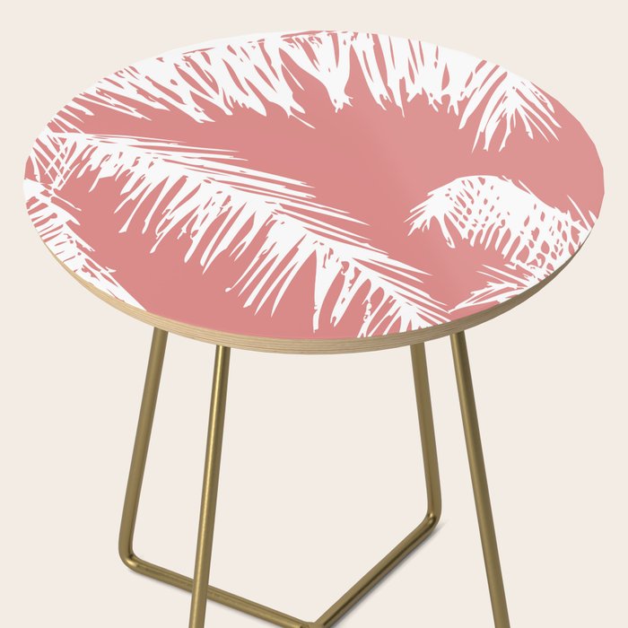 Pink Palm Tree Side Table Gallery Image 2