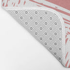 Pink Palm Tree Bath Mat Gallery Image 2
