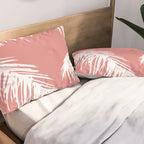 Pink Palm Tree Pillow Sham Gallery Image 2