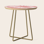 Pink Palm Tree Side Table Gallery Image 1