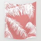 Pink Palm Tree Wall Tapestry Gallery Image 4