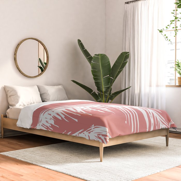 Pink Palm Tree Comforter Gallery Image 2