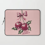 Cherry Christmas Laptop Sleeve Gallery Image 1