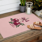 Cherry Christmas Outdoor Rug Gallery Image 2